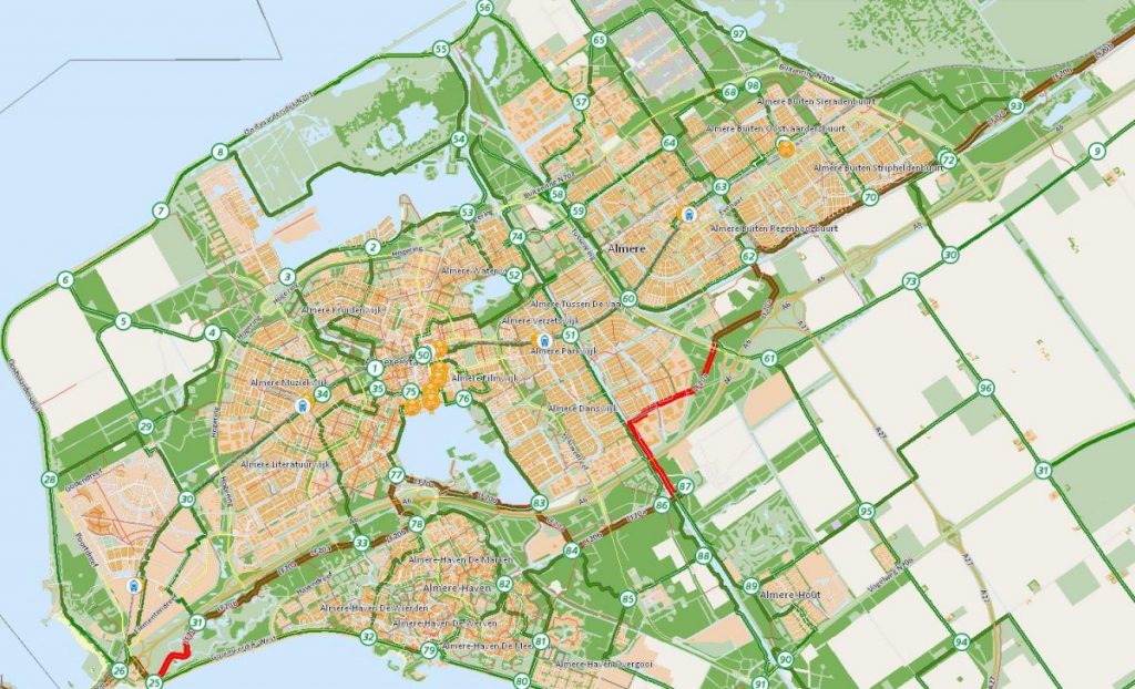 Almere Bike Paths