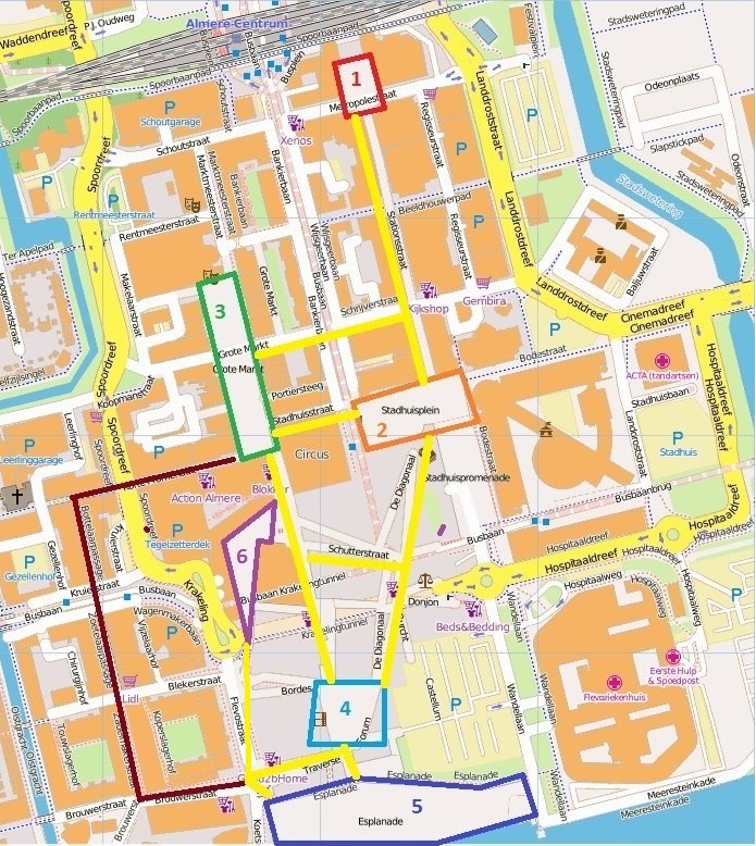 Almere Stad Map