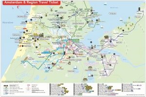 Amsterdam Almere Travel Pass Map