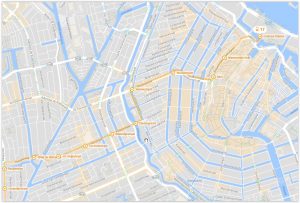 Amsterdam Tram 17 Map