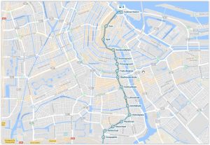 Amsterdam Tram 4 Map