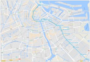 Amsterdam Tram 9 Map